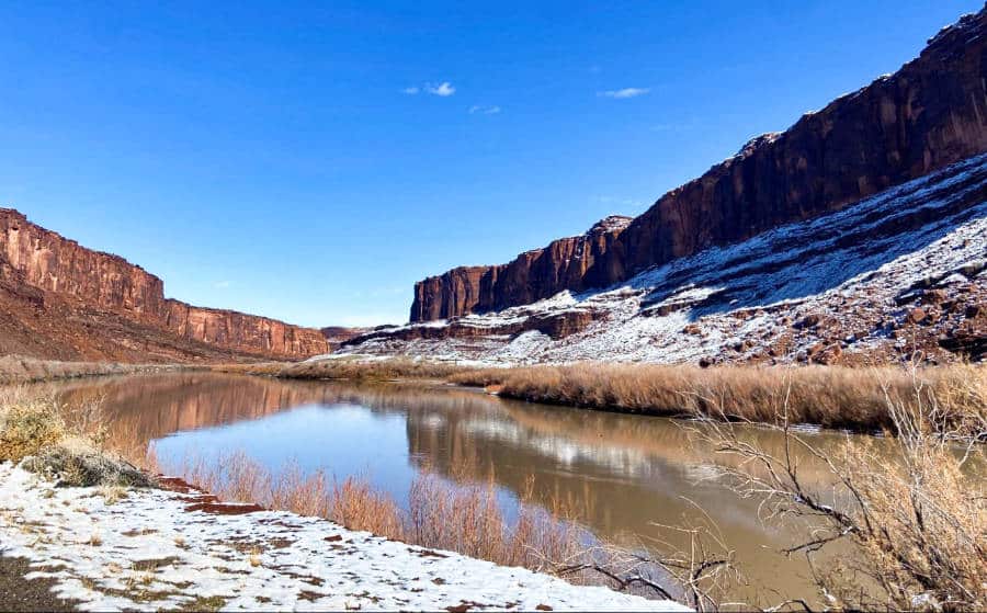 View of the Colorado River from Potash Road