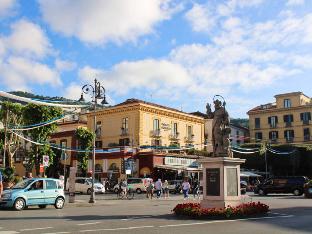 The colorful streets of Sorrento