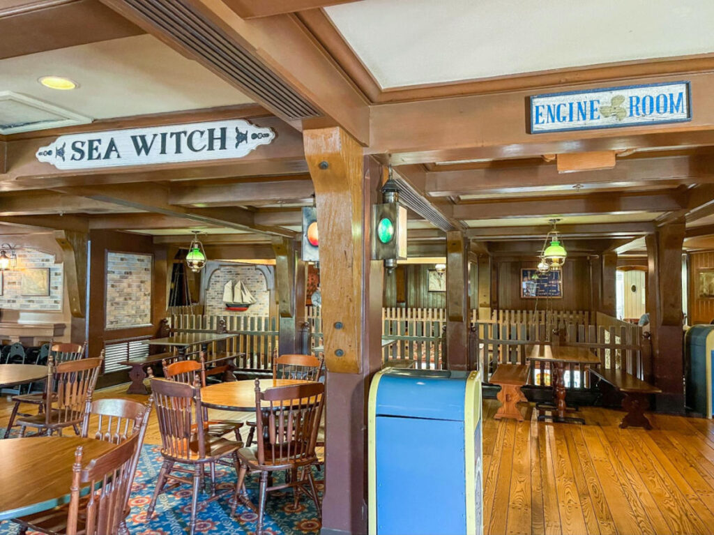 View of the dining areas at Columbia Harbour House