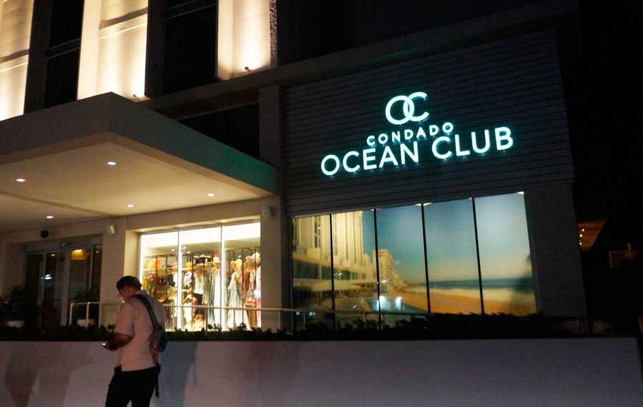 View of the Condado Ocean Club from the outside