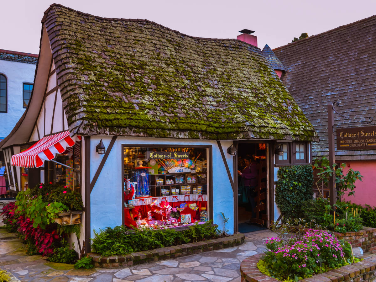 The Cottage of Sweets - a traditional British-style sweets shop located in Carmel-by-the-Sea