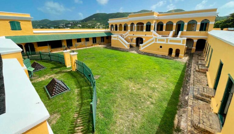 View from the courtyard of Fort Christiansvaern
