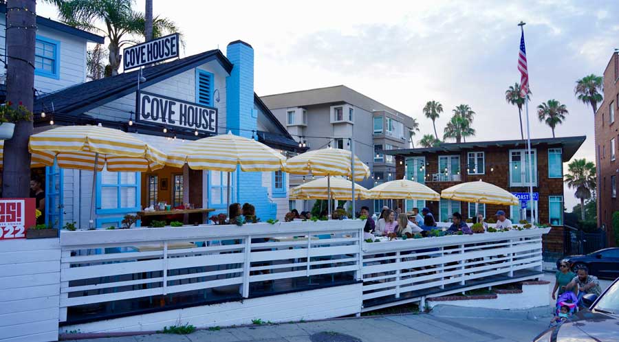 View of the Cove House from the outside