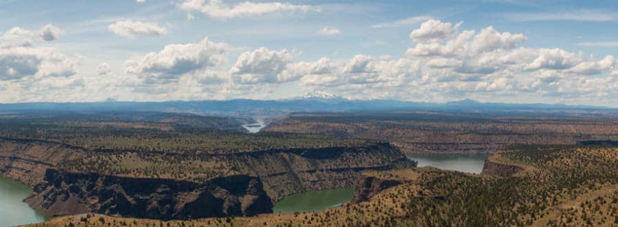Panoramic view at the Cove Palisades State Park