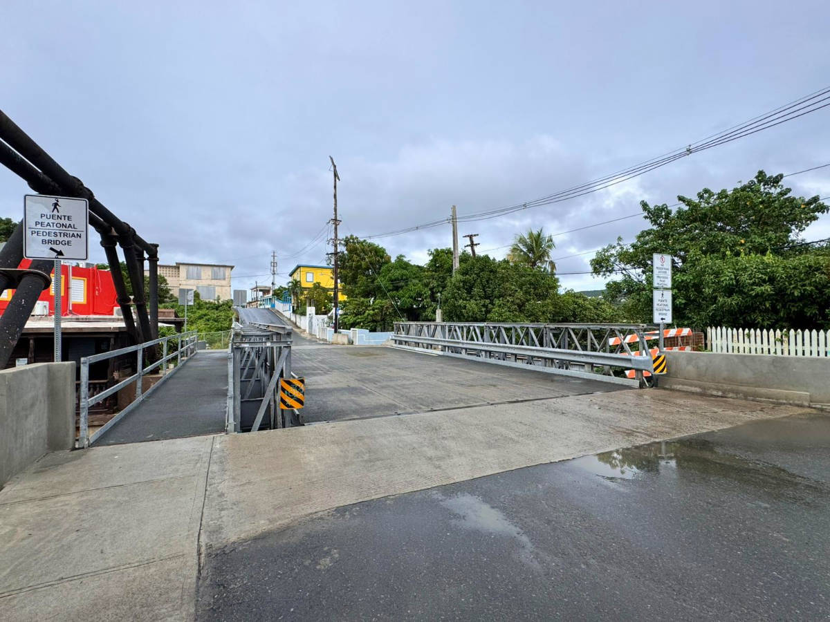 View of Culebra’s Bridge over Lobina Lagoon