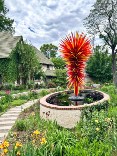 A Dale Chihuly at Denver Botanic Gardens