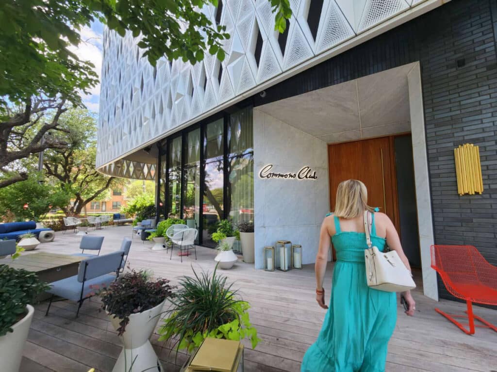 The Virgin Hotels Dallas from the outside