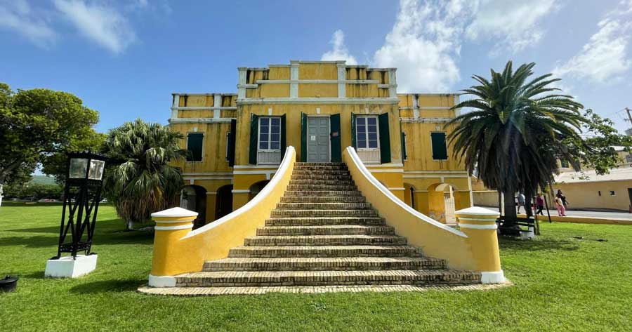 The Danish Custom House in St. Croix from the outside