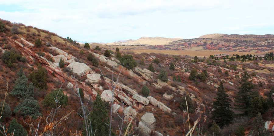View from one of the hiking trails at Deer Creek Canyon