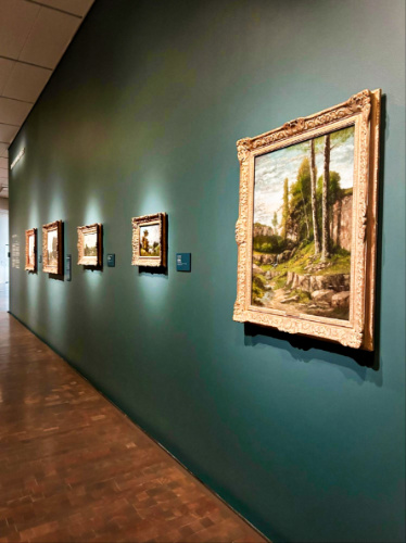The gallery wall inside the Denver Art Museum