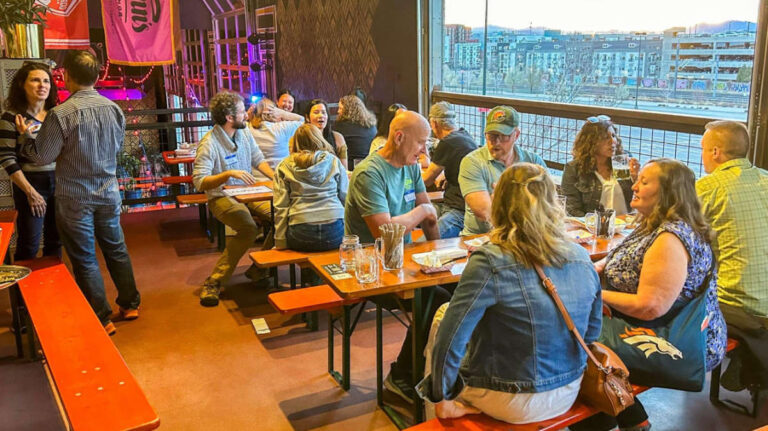 People enjoying their day at the Travel Lemming Denver Community Meetups