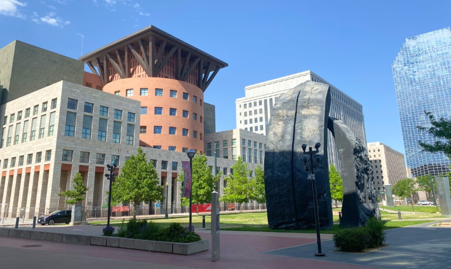 Exterior view of the Denver Public Library