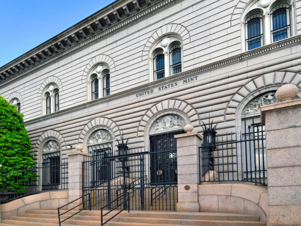 Exterior view of the Denver Mint