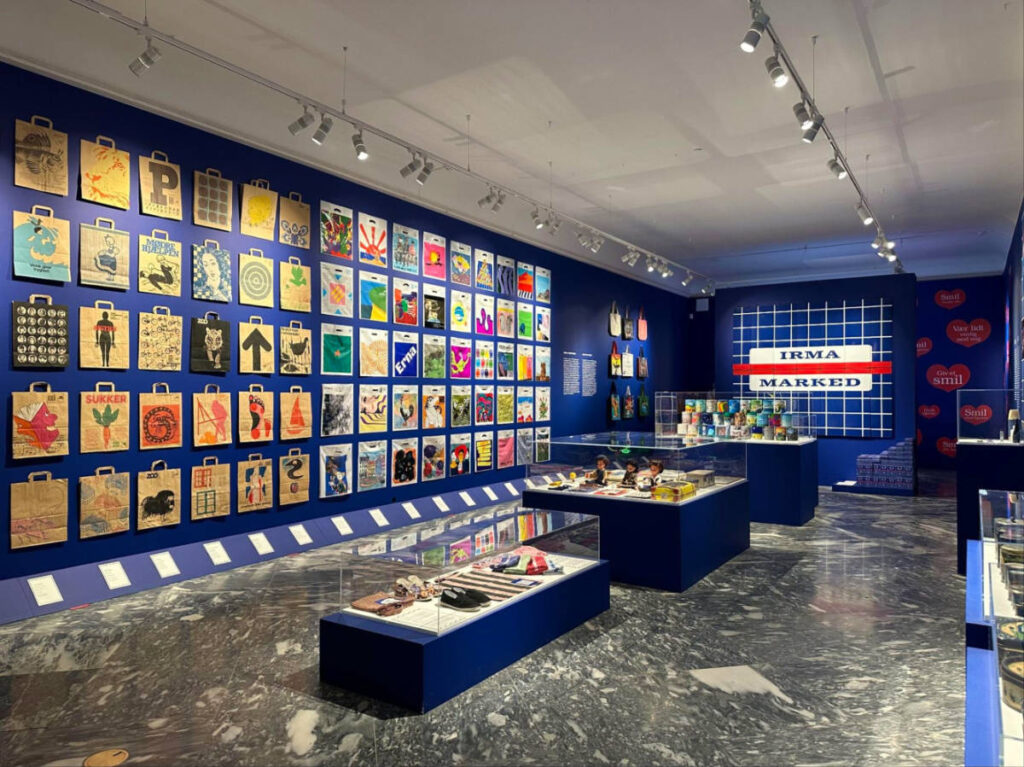 Exhibition on Irma, a Danish grocer at Designmuseum Denmark