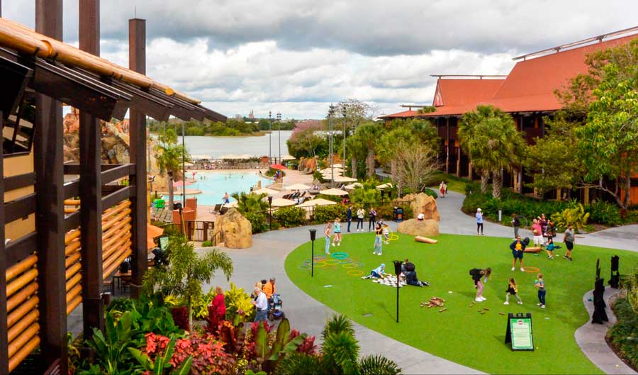 People enjoying their day in Disney Springs