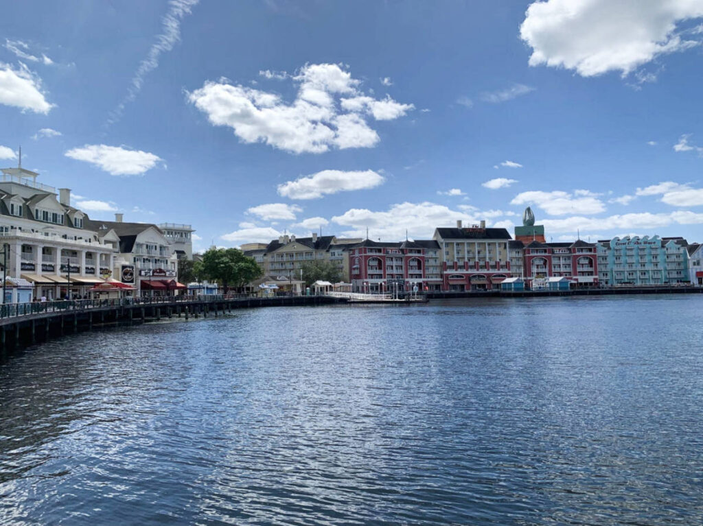 View from the Disney’s Boardwalk in Florida