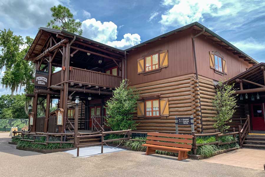 The Pioneer Hall in Disney’s Fort Wilderness Resort