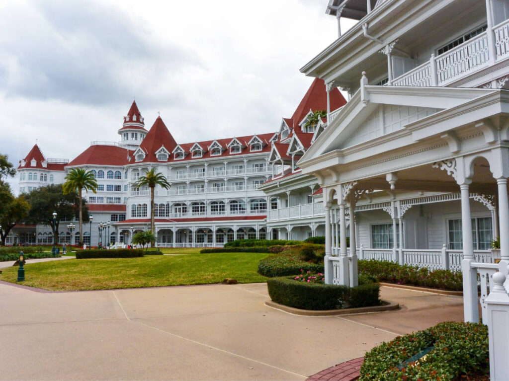 The Disney’s Grand Floridian from the outside