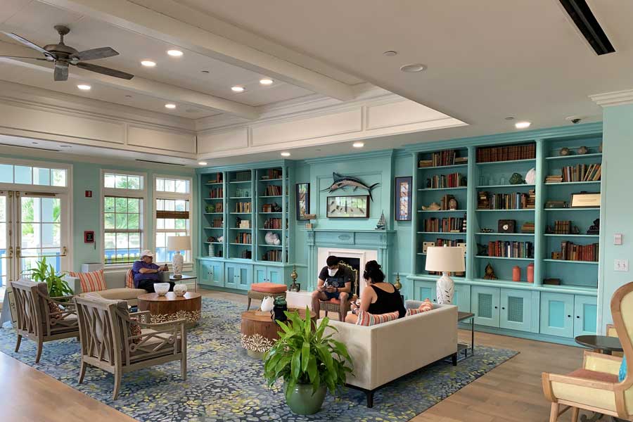 View from the lobby area of Disney’s Old Key West Resort