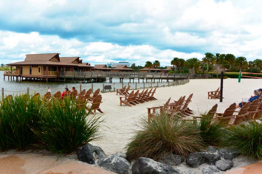View of the Pineapple Lanai in Disney’s Polynesian Village Resort