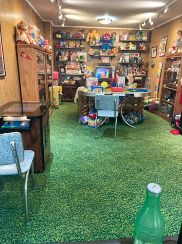 View of the vintage toys inside the Museum of Nostalgia