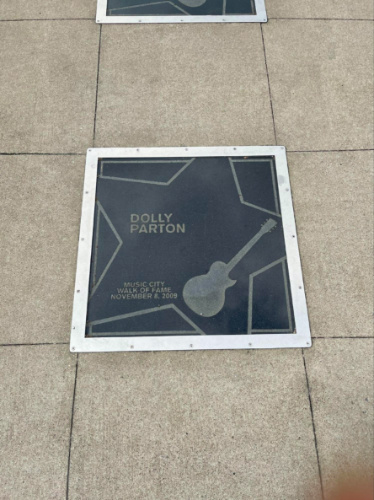 Dolly Parton's Star on the Music City Walk of Fame
