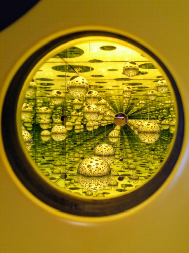 Artwork from Yayoi Kusama called Dots obsession