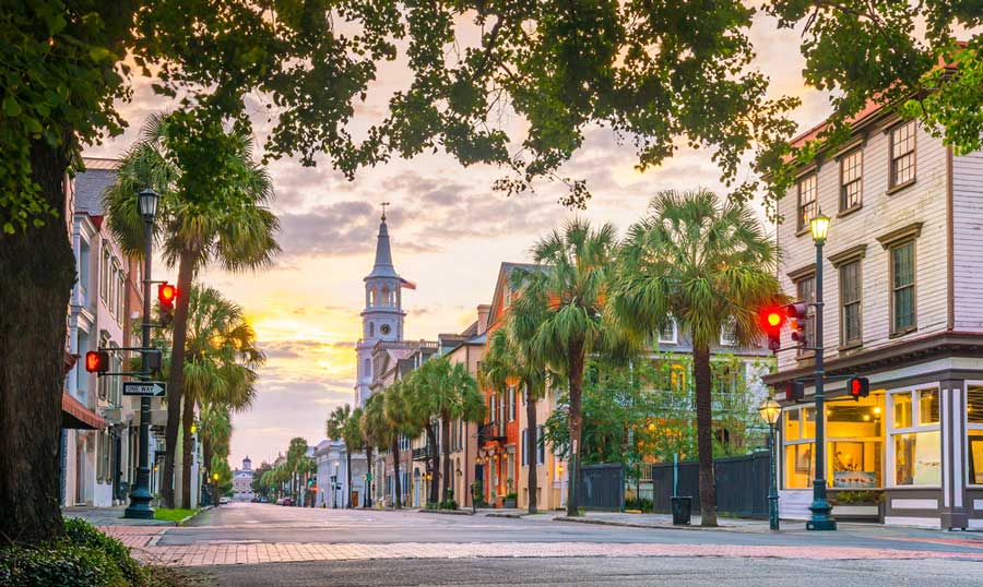 View from the Downtown Charleston neighborhood