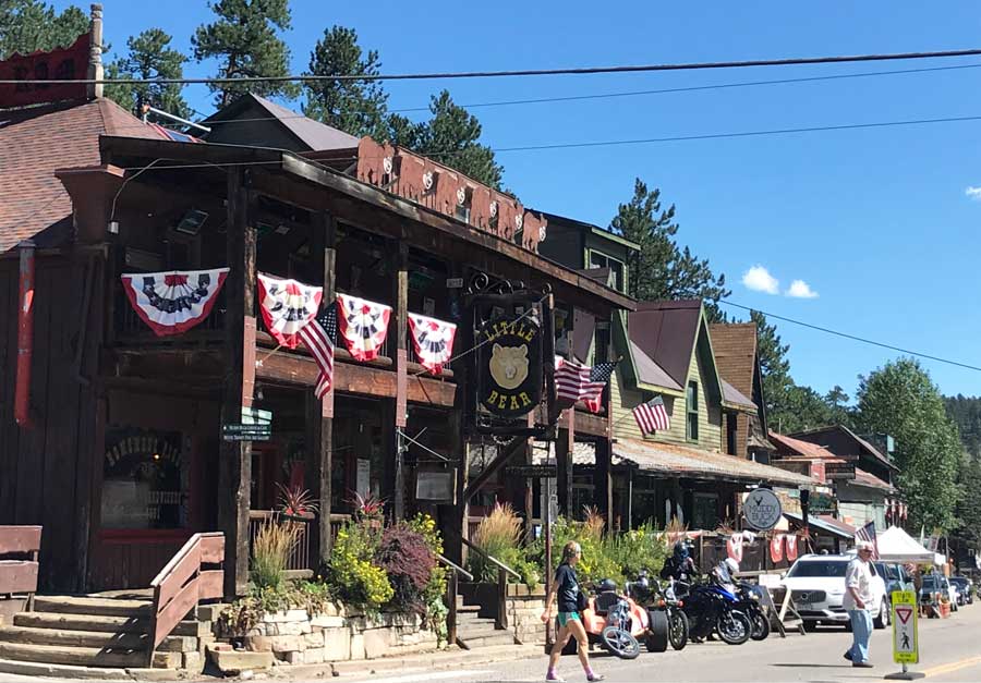 The Little Bear Saloon in Downtown Evergreen