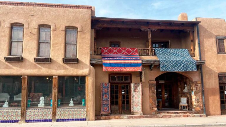 Adobe structures found in downtown Santa Fe