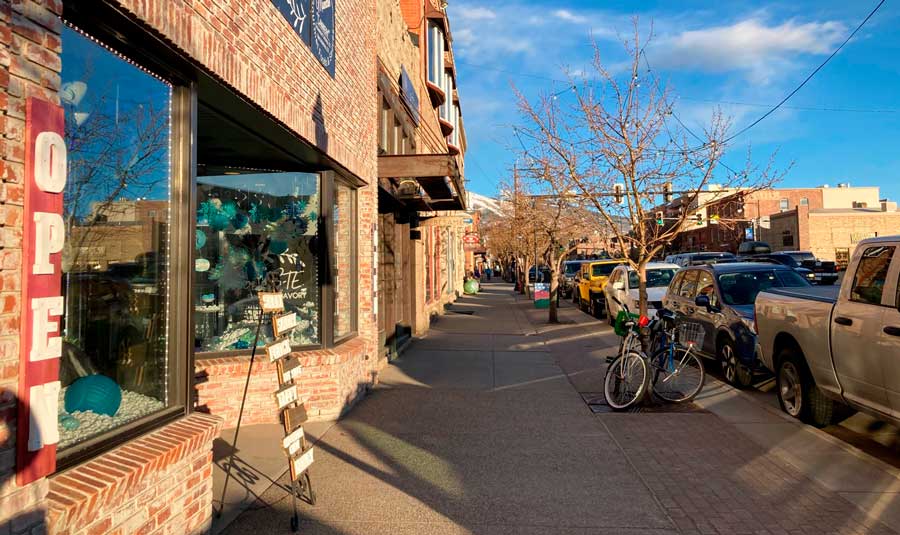 View from the Downtown Steamboat Springs