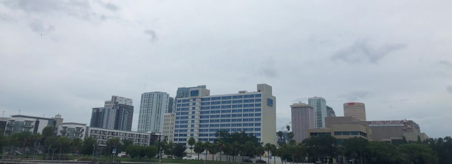 Skyline view of downtown Tampa