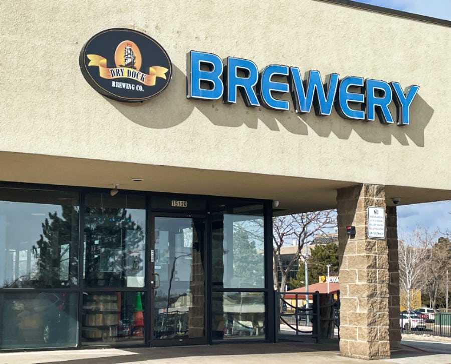 Façade of the Dry Dock Brewing