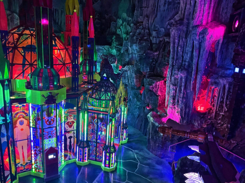 View of the colorful Eemia Cathedral from above