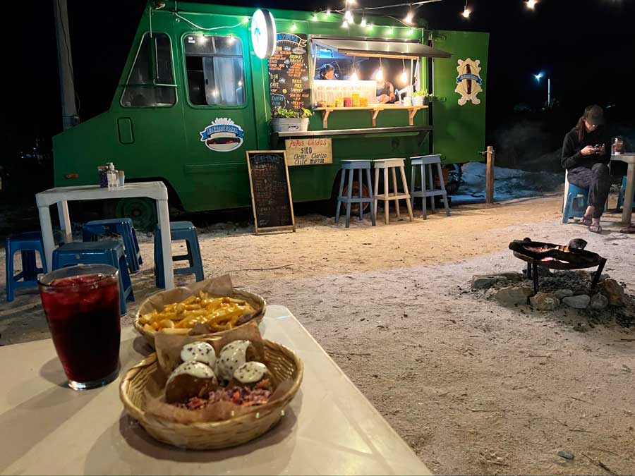 View from the El Chori Palma Food Truck