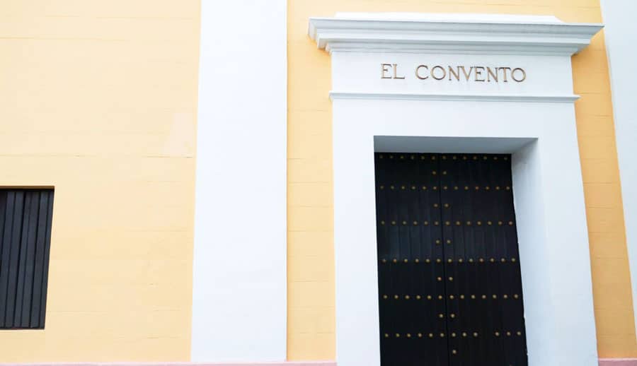View of an entrance to Hotel El Convento