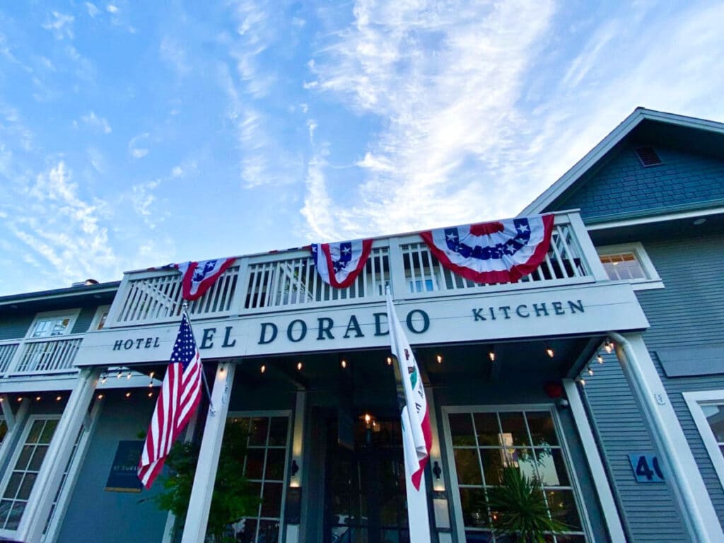 Exterior view of El Dorado in Sonoma