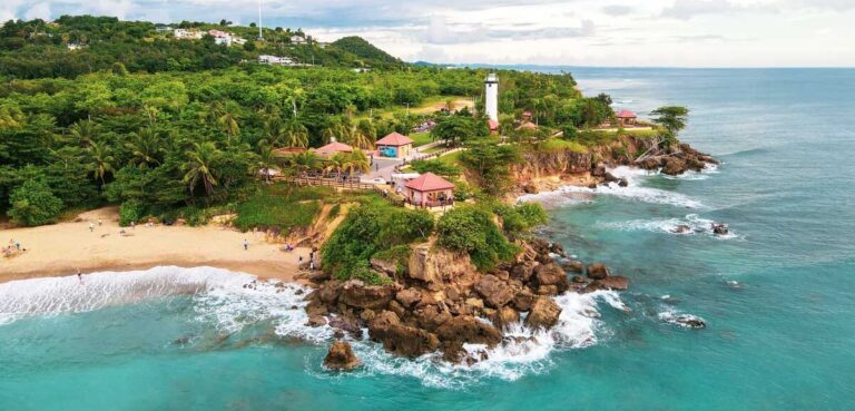 Aerial view of El Faro de Rincon