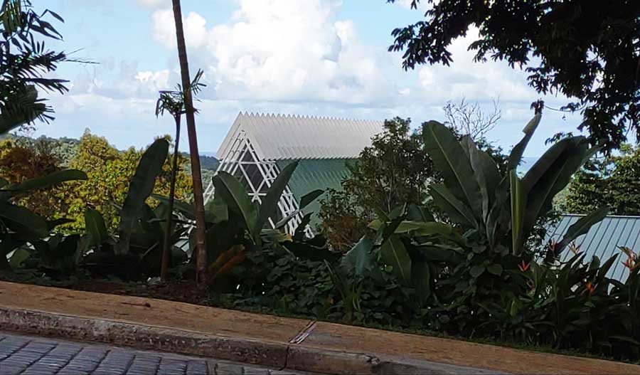 The El Portal Visitors Center in El Yunque