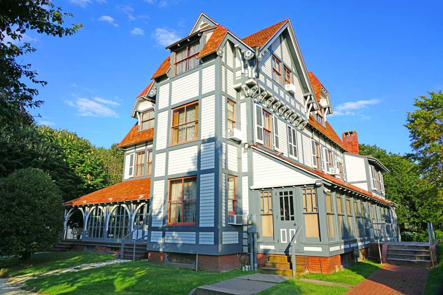 The Emlen Physick Estate from the outside in Cape May
