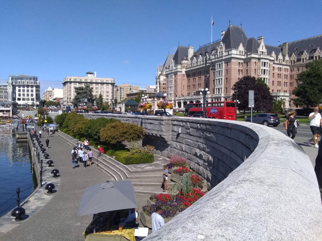 The Empress Hotel from the outside