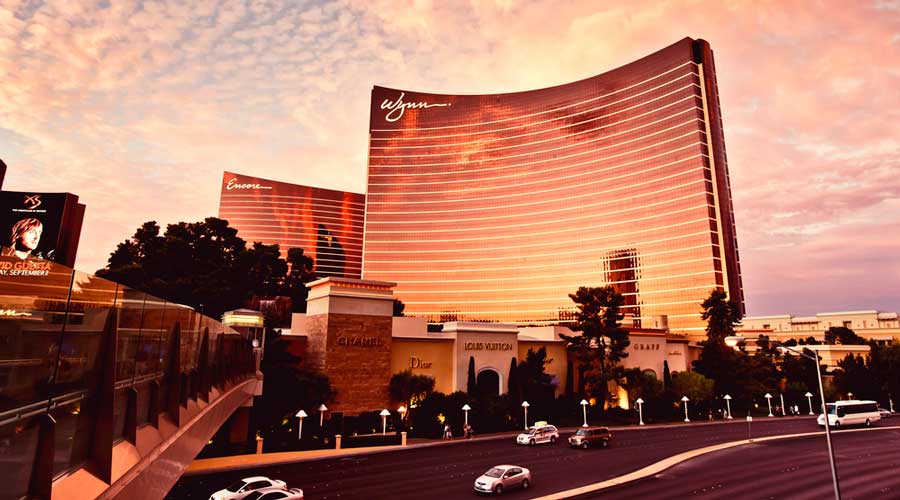 The Encore at Wynn hotel building from the outside