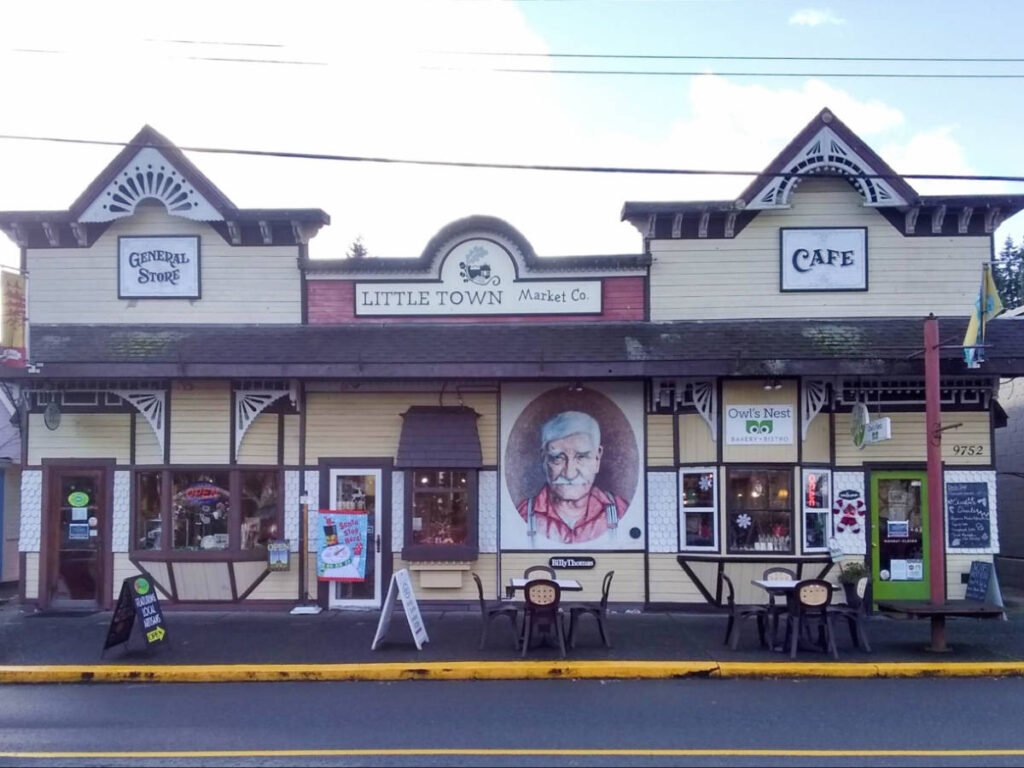 An establishment with murals in Chemainus