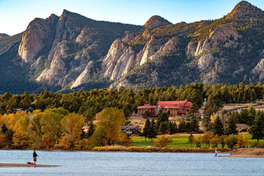 View from the Estes Park in Colorado