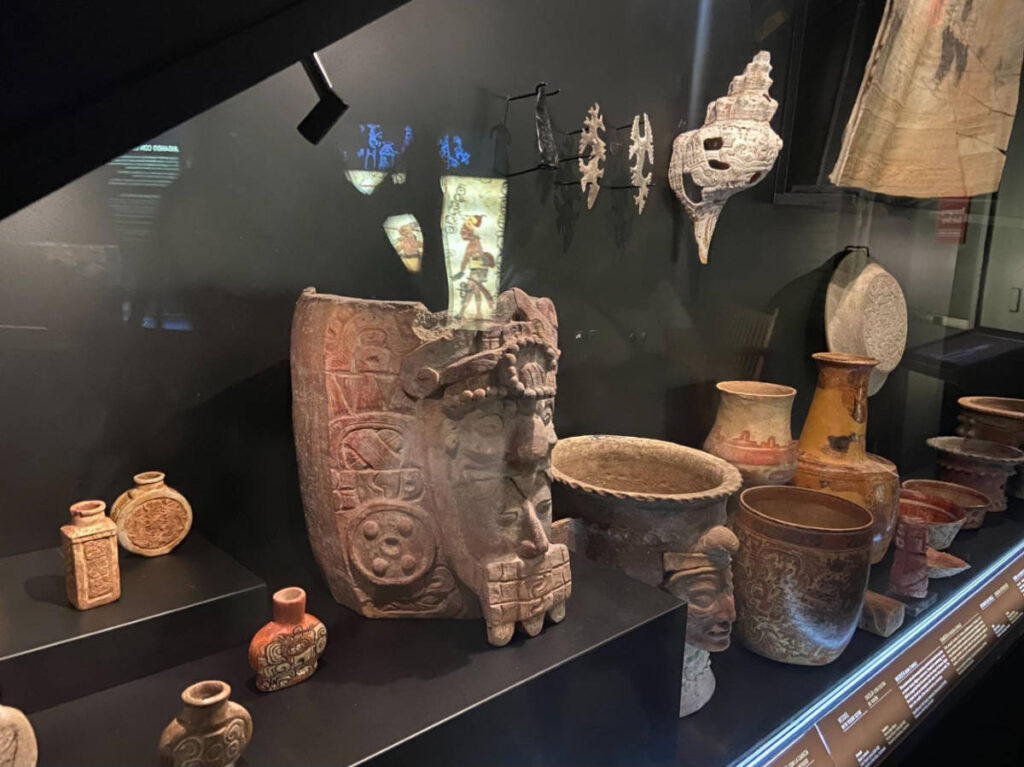 A Maya exhibit displayed in California Science Center