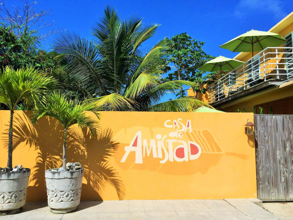 The Casa de Amistad from the outside