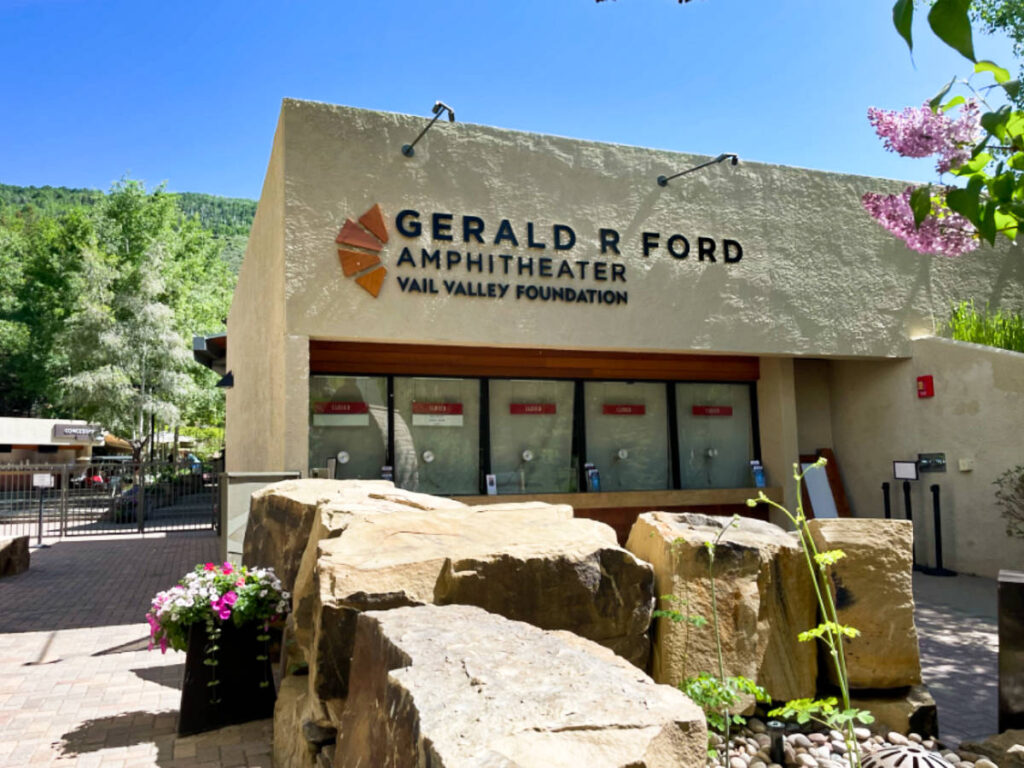 Exterior view of the Gerald R. Ford Amphitheater