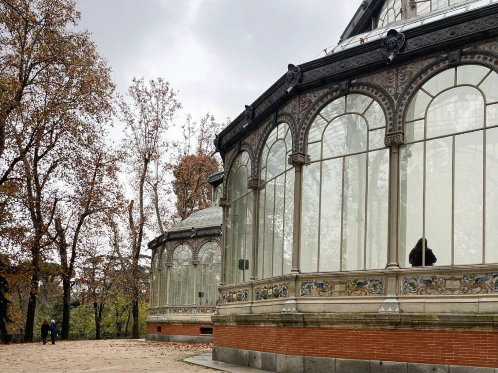 The Palacio de Cristal from the outside