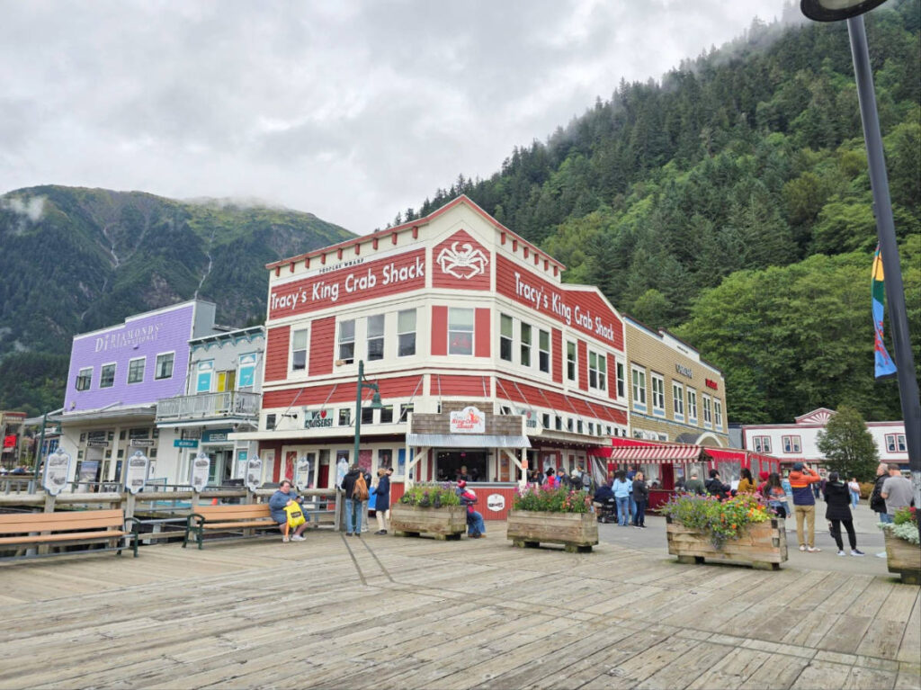 The Tracy’s Crab Shack building from the outside