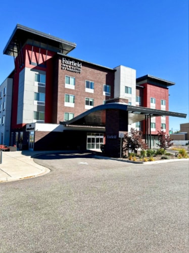 Exterior view of the Fairfield Inn & Suites